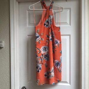 Charles Henry floral halter dress